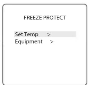 POLARIS PAC PAGAUT - Set Temperature: - 2