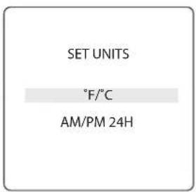 POLARIS PAC PAGAUT - Establecer temperatura: - 5