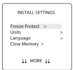 POLARIS PAC PAGAUT - Set Temperature: - 1