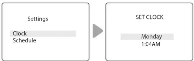 POLARIS PAC PAGAUT - Set the System Clock: - 1