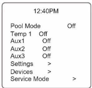 POLARIS PAC PAGAUT - Turn Aux1, Aux2 or Aux3 On/Off - 1