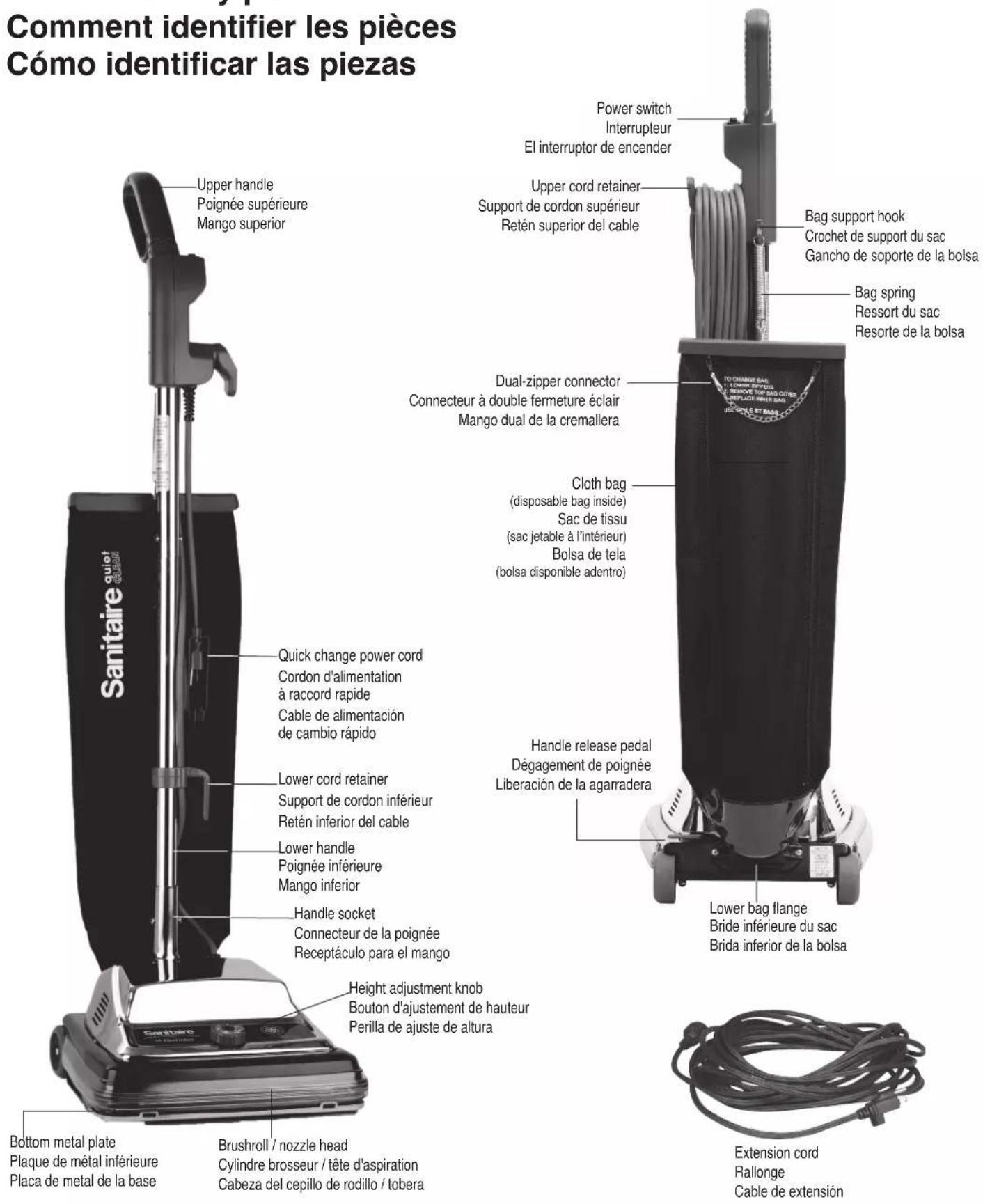 Sanitaire Tradition QuietClean SC889D - DANGER - 1
