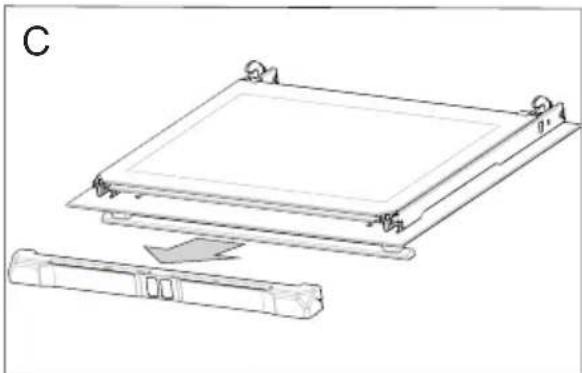 AMICA EBPX 946 640 S - Removing the inner panel - 2