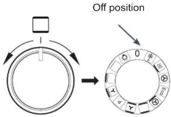 AMICA EBPX 946 640 S - Oven function knob - 1