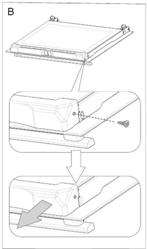 AMICA EBPX 946 640 S - Démontage de la vitre interieure - 1