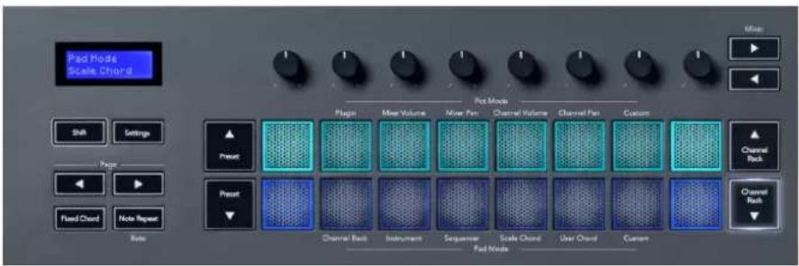 NOVATION FLkey 49 - Le mode Scale Chord - 1