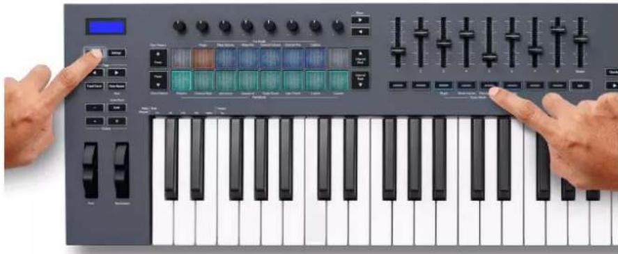 NOVATION FLkey 49 - Mode Fader : Channel Volume - 1