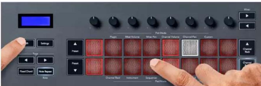 NOVATION FLkey 49 - Mode Pad : séquenceur - 1