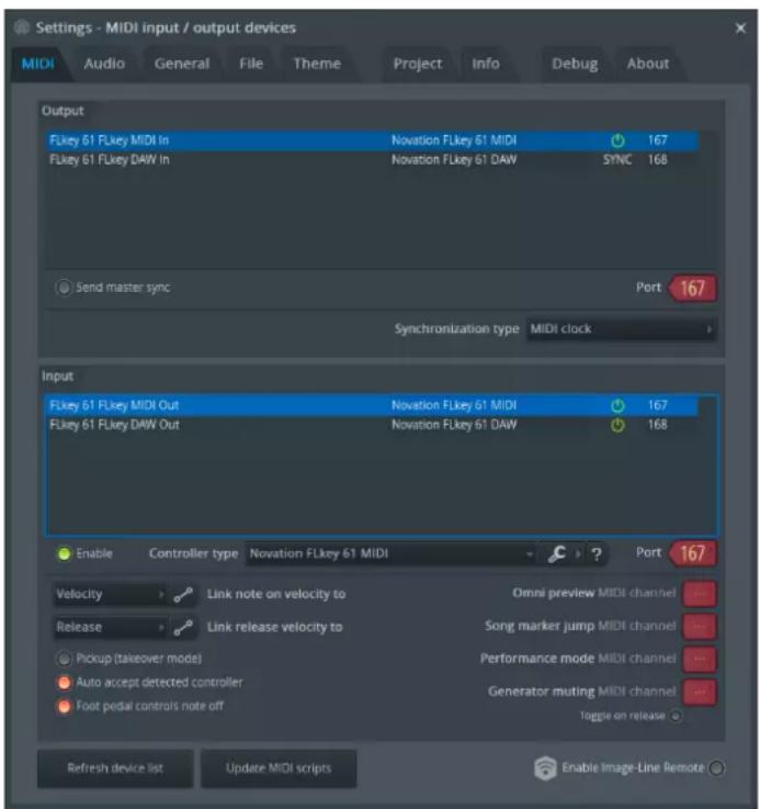 NOVATION FLkey 49 - Installation manuelle - 1