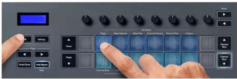 NOVATION FLkey 49 - Mode Pot : plugin - 1
