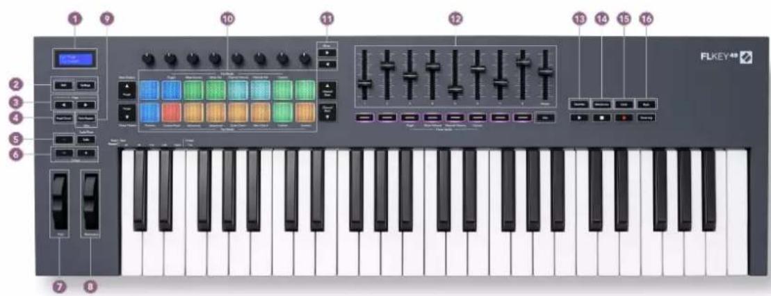 NOVATION FLkey 49 - Présentation du matériel FLkey 49/61 - 1