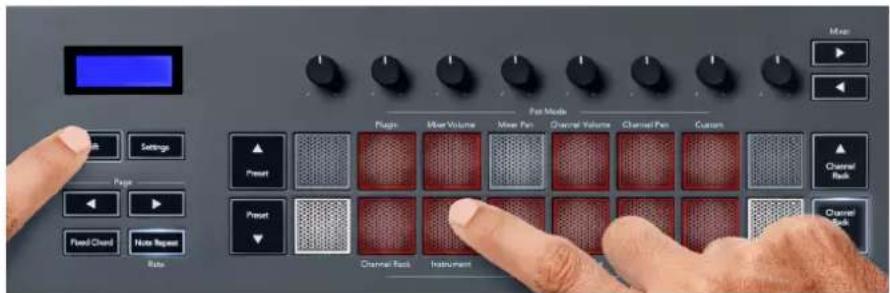 NOVATION FLkey 49 - Mode Pad : Instrument - 1