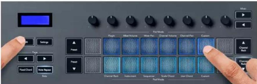 NOVATION FLkey 49 - Mode Pot : personnelé - 1