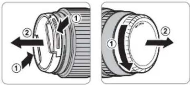 FUJIFILM GF55mmF1.7 R WR - De doppen verwijderen - 1