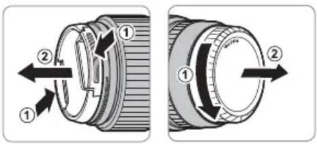 FUJIFILM GF55mmF1.7 R WR - Retrait des bouchons - 1