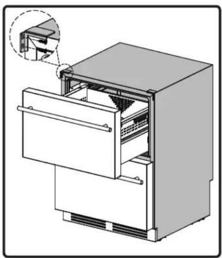 Zephyr Presrv PRRD24C1AS - Installation du support anti-basculement - 3
