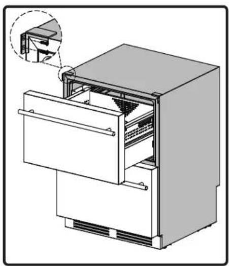 Zephyr Presrv PRRD24C1AS - Installing the Anti-tip Bracket - 3