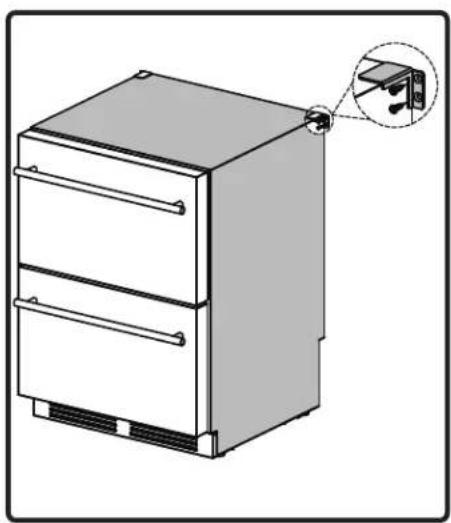 Zephyr Presrv PRRD24C1AS - Installation du support anti-basculement - 6