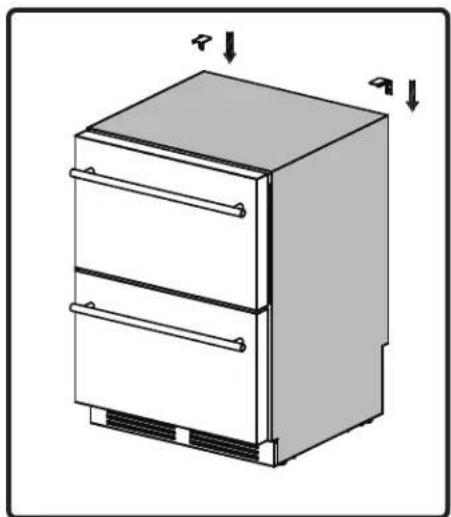 Zephyr Presrv PRRD24C1AS - Installing the Anti-tip Bracket - 4