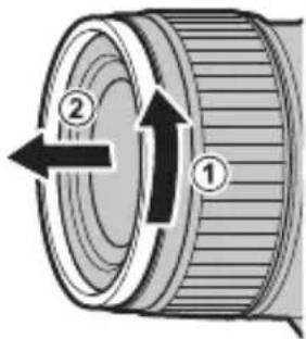 FUJIFILM GF110mmF5.6 T/S Macro - Установка бленды (только GF30mmF5.6 T/S) - 1