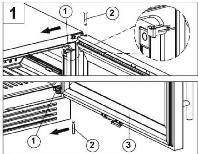 Zephyr Presrv PRW15C01CG - Inverser l'ouverture de la porte de votre appareil - 1