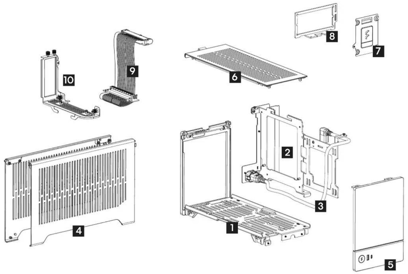 Fractal Design Terra - SFX PSU Bracket - 1