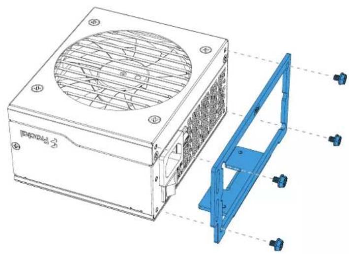 Fractal Design Terra - Install the Power Supply - 4