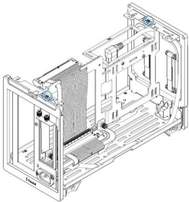 Fractal Design Terra - Adjust Movable Spine for Hardware Clearance - 1