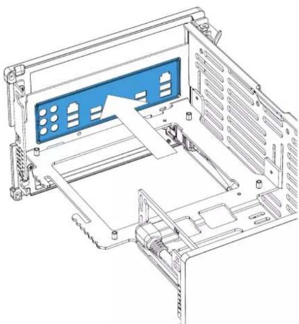 Fractal Design Terra - Install the I/O Shield - 1