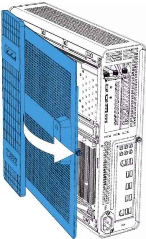 Fractal Design Ridge - Converting to Horizontal Position - 1