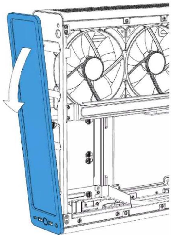 Fractal Design Ridge - Remove the Front Panel - 1