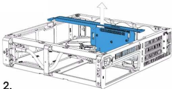 Fractal Design Ridge - Remove the GPU Bracket - 3