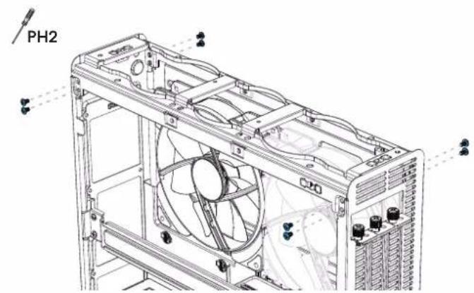 Fractal Design Ridge - Remove the Top Bracket - 2