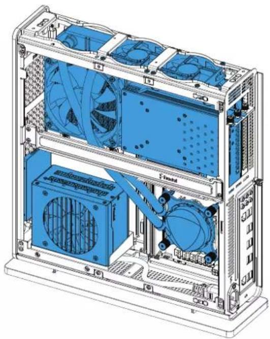 Fractal Design Ridge - All-in-one Water cooler Configuration - 2