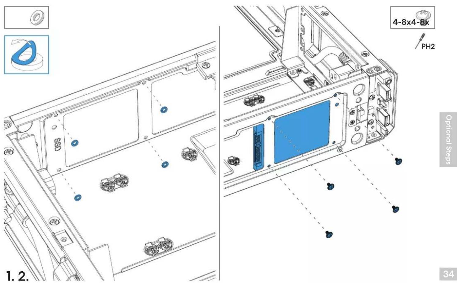 Fractal Design Ridge - Install Additional 2.5" Drive(s) - 2