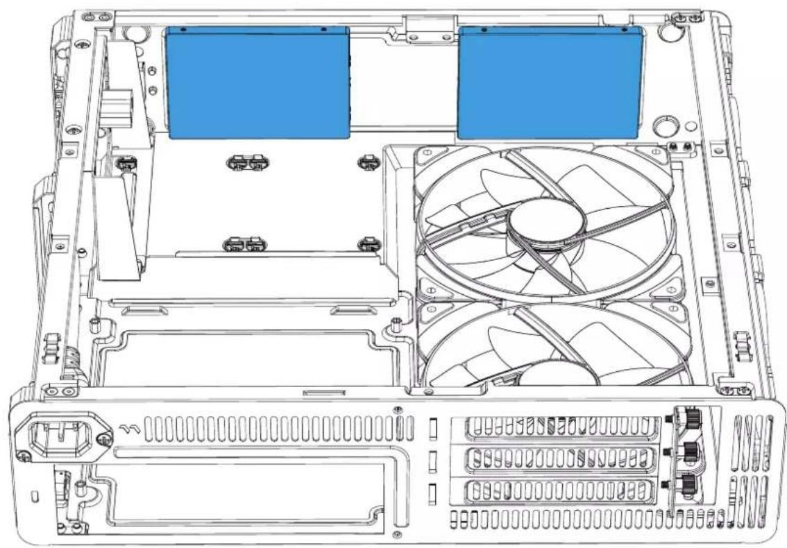 Fractal Design Ridge - Install Additional 2.5" Drive(s) - 1