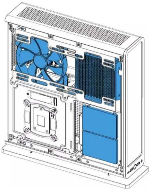 Fractal Design Ridge - All-in-one Water cooler Configuration - 1