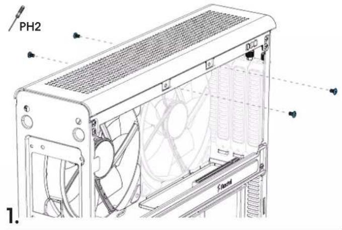 Fractal Design Ridge - Remove the Top Cover - 1