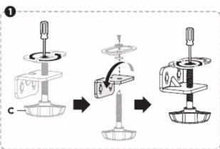 Gembird MA-D2-02 - Adjustable desk 2-display mounting arm (rotate, tilt, swivel, height), 17"-32", up to 9 kg - 12