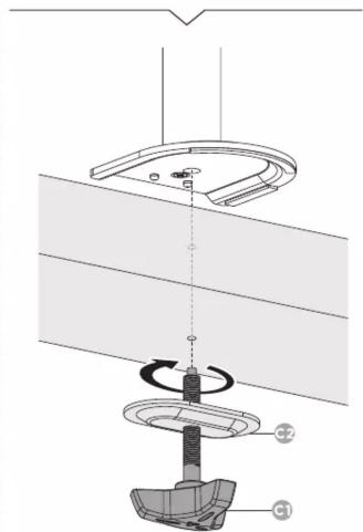 Gembird MA-D2-02 - Adjustable desk 2-display mounting arm (rotate, tilt, swivel, height), 17"-32", up to 9 kg - 18