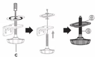 Gembird MA-D2-02 - Adjustable desk 2-display mounting arm (rotate, tilt, swivel, height), 17"-32", up to 9 kg - 15