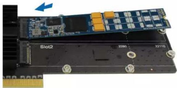 SYNOLOGY E10M20-T1 - Pour fixer un SSD M.2 à la carte adaptateur E10M20-T1 : - 9