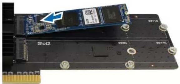 SYNOLOGY E10M20-T1 - Pour fixer un SSD M.2 à la carte adaptateur E10M20-T1 : - 4