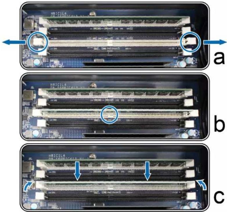 SYNOLOGY UC3200 - Pour installer le module de RAM : - 3