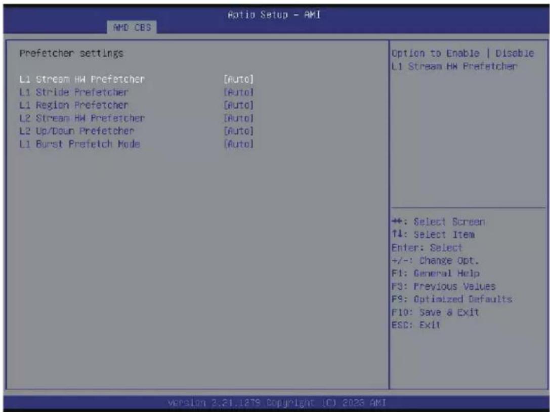 GIGABYTE TO15-Z40 - 5-3-1-2 Prefetcher Settings - 1