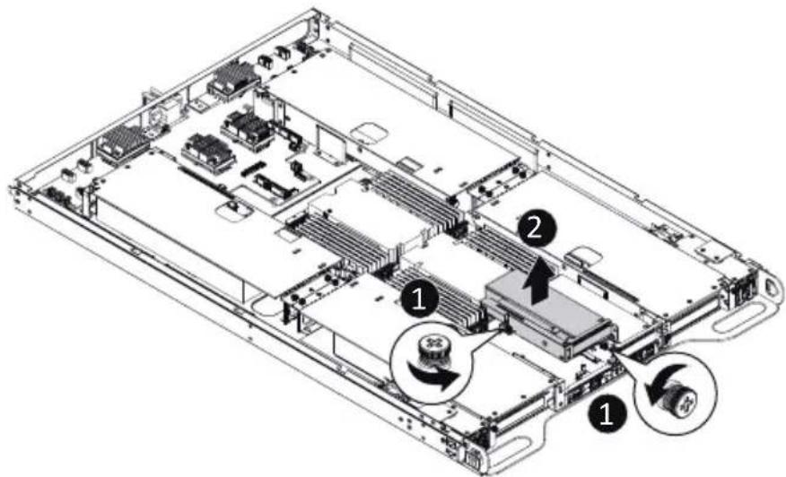 GIGABYTE TO15-Z40 - Follow these instructions to install the left PCI Expansion card: - 1