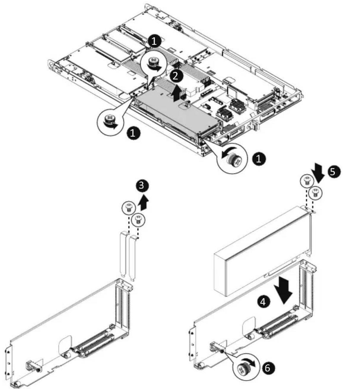 GIGABYTE TO15-Z40 - Follow these instructions to install the GPU card: For Slot7/Slot8 - 1