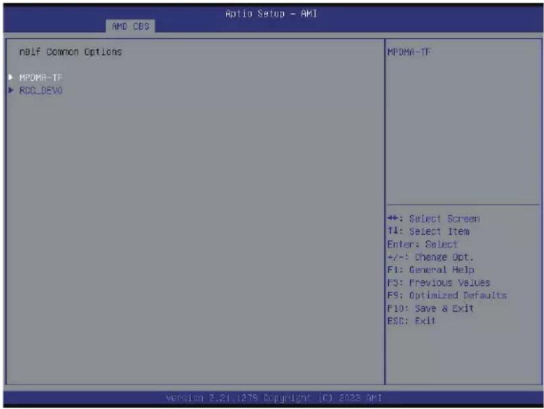 GIGABYTE TO15-Z40 - 5-3-4-2 NBIO RAS Common Options - 1