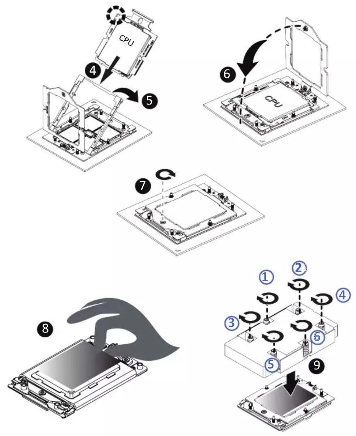 GIGABYTE TO15-Z40 - Follow these instructions to install the CPU: - 3