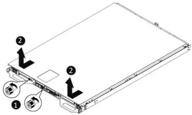 GIGABYTE TO15-Z40 - 3-2 Removing and Installing the Chassis Cover - 1